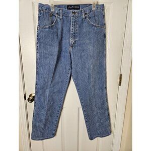 Wrangler George Strait Cowboy Cut Jeans 35x32 Cowboy Rodeo Western Straight Leg